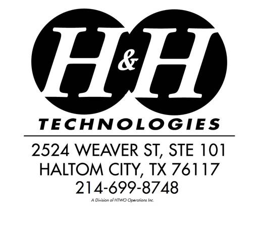 H&H Logo with Address, Phone and HTWO